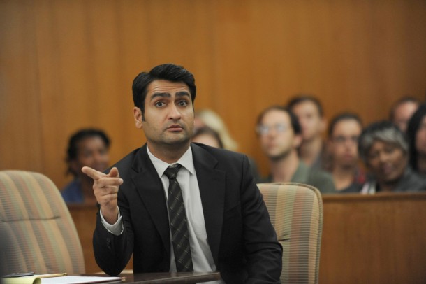 THE GRINDER:  Guest star Kumail Nanjiani in the series premiere episode of THE GRINDER airing Tuesday, Sept. 29 (8:30-9:00 PM ET/PT) on FOX.  ©2015 Fox Broadcasting Co.  Cr:  Ray Mickshaw/FOX.