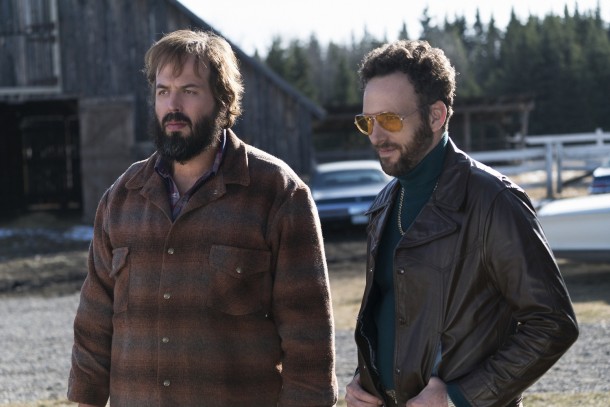 FARGO -- ÒDid You Do This? No, you did it!Ó -- Episode 207 (Airs Monday, November 23, 10:00 pm e/p) Pictured: (l-r) Angus Sampson as Bear Gerhardt, Ryan O'Nan as Ricky. CR: Chris Large/FX