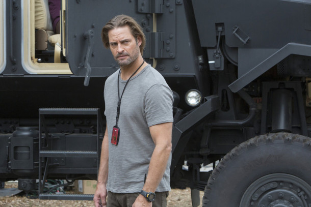 COLONY -- "98 Seconds" Episode 103 -- Pictured: Josh Holloway as Will Bowman -- (Photo by: Jack Zeman/USA Network)