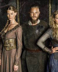 VIKINGS photos – Ragnar, Lagertha, and Aslaug love triangle