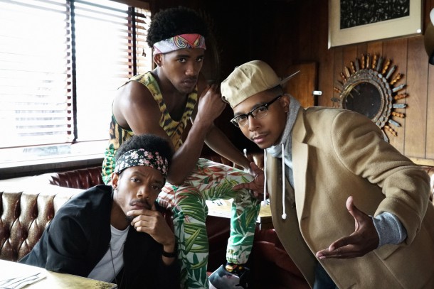 YOU'RE THE WORST -- "All About That Paper" -- Episode 204 (Airs Wednesday, September 30, 10:30 pm e/p Pictured: (l-r) Darrell Britt-Gibson as Shitstain, Brandon Mychal Smith as Sam, Allen Maldonado as Honeynutz. CR: Byron Cohen/FX