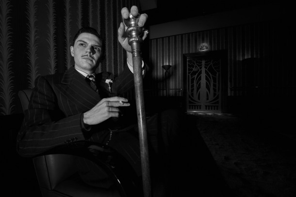 AMERICAN HORROR STORY: HOTEL -- Pictured: Evan Peters as Mr.March. CR: Frank Ockenfels/FX
